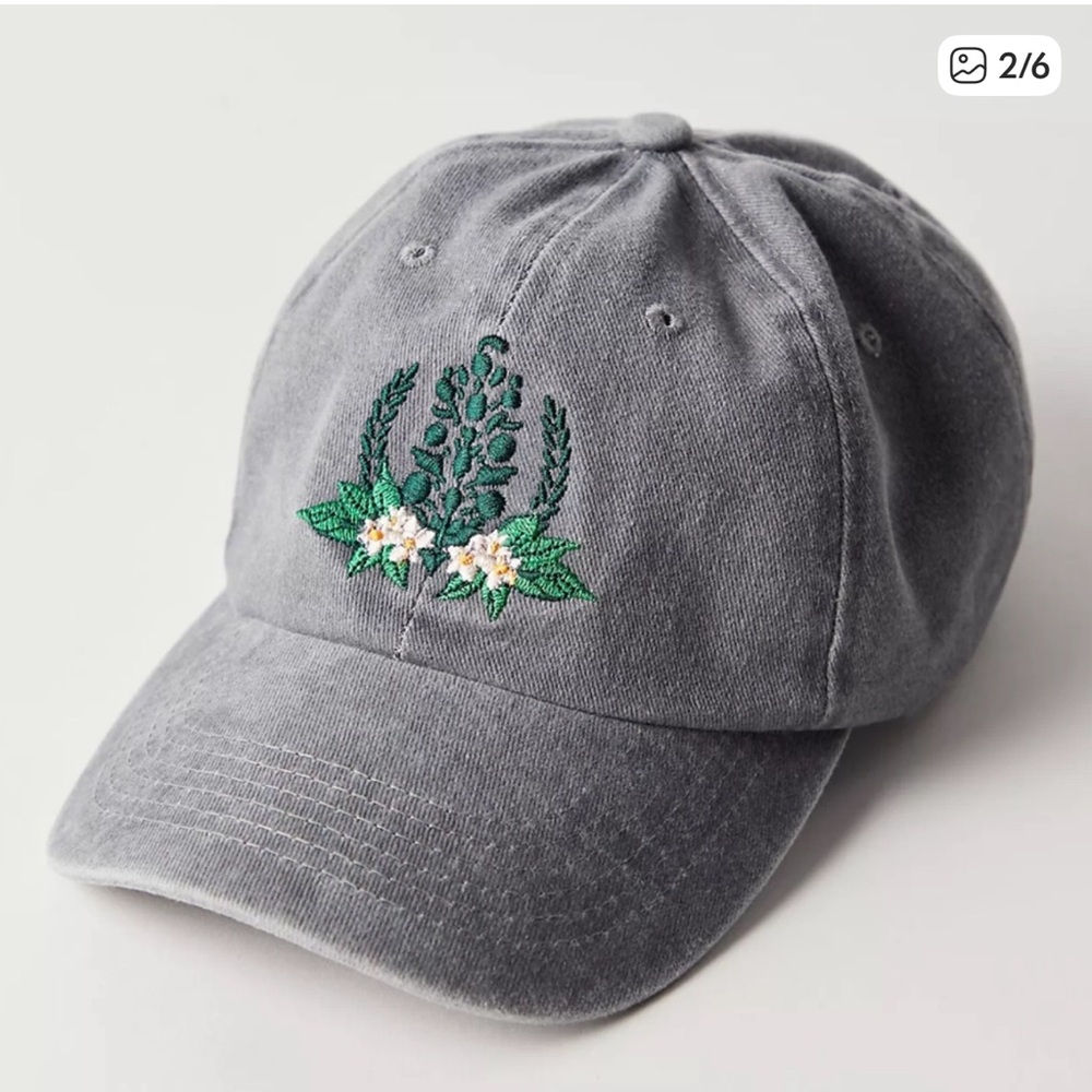 FP Movement Court And Club Baseball Hat In Denim Wash. NWT!!!